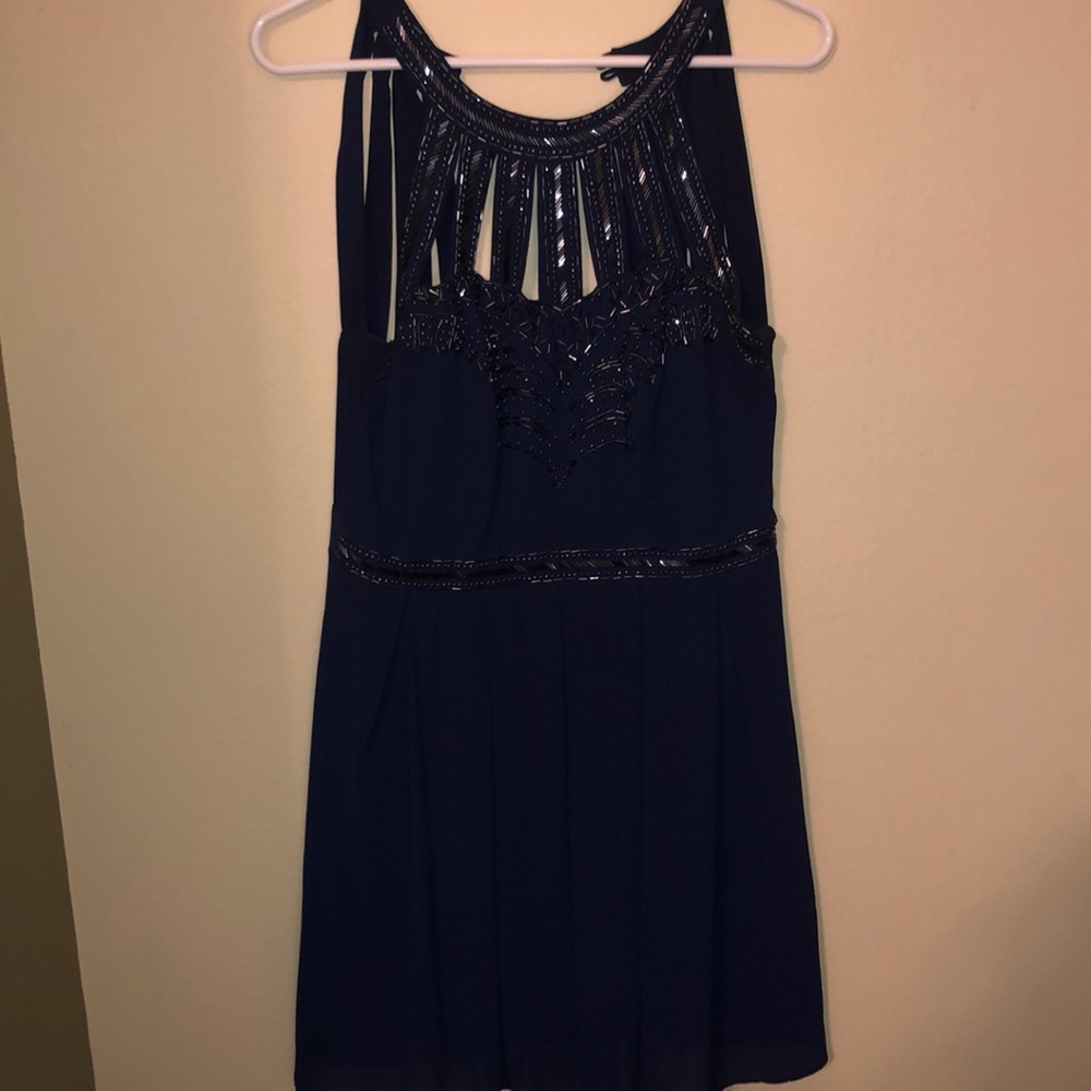 Bedazzled navy mini dress from ModCloth. Size medium.